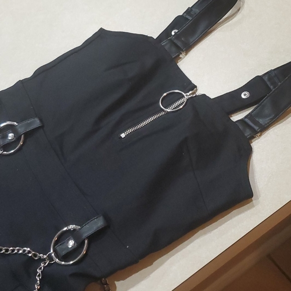 SOLD ON MERC! Killstar Regan Pinafore Dress - Picture 3 of 6